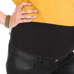 Jeans Skinny De Grossesse Effet Used Et Bandeau Haut 10 Jeans Skinny De Grossesse Effet Used Et Bandeau Haut -Maman et Bé Soldes LP1302 NOIR 4 X