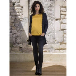 Jeans Skinny De Grossesse Effet Used Et Bandeau Haut 11 Jeans Skinny De Grossesse Effet Used Et Bandeau Haut -Maman et Bé Soldes LP1302 NOIR 5 X