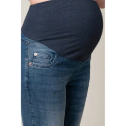 Jean De Grossesse Coupe Slim Effet Délavé 8 Jean De Grossesse Coupe Slim Effet Délavé -Maman et Bé Soldes MP1308 BLEU 3 X