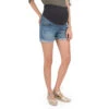 Short De Grossesse En Jean Avec Franges -Maman et Bé Soldes MP2002 BLEU 1 X