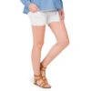 Short De Grossesse Blanc Effet Used -Maman et Bé Soldes MP2007 BLAN 1 X