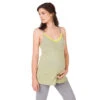 Débardeur Homewear De Grossesse Avec Dentelle -Maman et Bé Soldes MP4102 GRIS 1 X