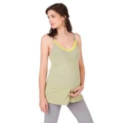 Débardeur Homewear De Grossesse Avec Dentelle