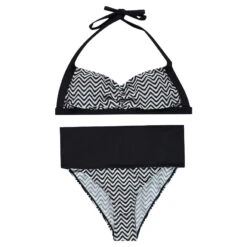 Maillot De Bain De Grossesse 2 Pièces à Motif Géométrique