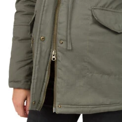 Parka De Grossesse Avec Poches Et Fausse Fourrure Amovible 13 Parka De Grossesse Avec Poches Et Fausse Fourrure Amovible -Maman et Bé Soldes NP3802 KAKI 6 X