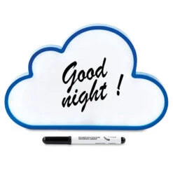 Lampe à Poser Forme Nuage Avec Feutre Effaçable