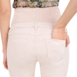 Pantalon De Grossesse En Twill Rose Poudré -Maman et Bé Soldes OP1201 ROC 6 X