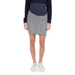 Jupe De Grossesse Rayée All-over Avec Bandeau Haut