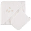 Cape De Bain Et Gant De Toilette Natural Cocoon -Maman et Bé Soldes PBRDR2 ECR 1 X