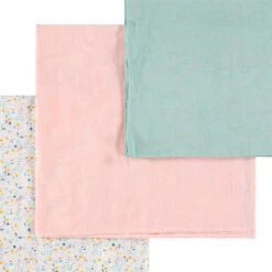 Set De 3 Langes En Coton à Motifs Animaux De La Forêt 10 Set De 3 Langes En Coton à Motifs Animaux De La Forêt -Maman et Bé Soldes PBRDWV ROC 3 X