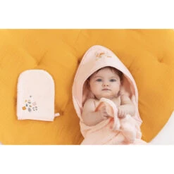 Cape De Bain Et Gant De Toilette Forêt Enchantée -Maman et Bé Soldes PBRDWX ROC 12 X