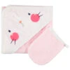 Cape De Bain Et Gant De Toilette Happy Days -Maman et Bé Soldes PBRDWY ROC 1 X