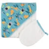 Cape De Bain Et Gant De Toilette Crazy Jungle -Maman et Bé Soldes PBRE0D ECR 1 X