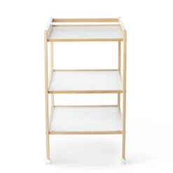 Table à Langer 2 étagères Tiny - Hêtre Vernis