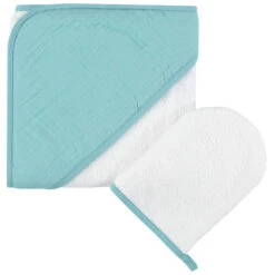 Cape De Bain Et Gant De Toilette