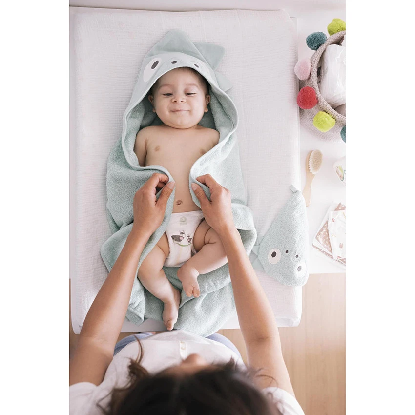 Cape De Bain Et Gant De Toilette Dinosaure 5 Cape De Bain Et Gant De Toilette Dinosaure – Image 3