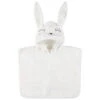Poncho De Bain à Capuche Brodée Lapin En Velours éponge -Maman et Bé Soldes PBRE47 ECR 1 X