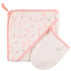 Cape De Bain Et Gant De Toilette Magic Bird