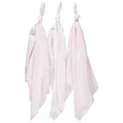 Lot De 3 Langes En Gaze De Coton à Motifs Graphique