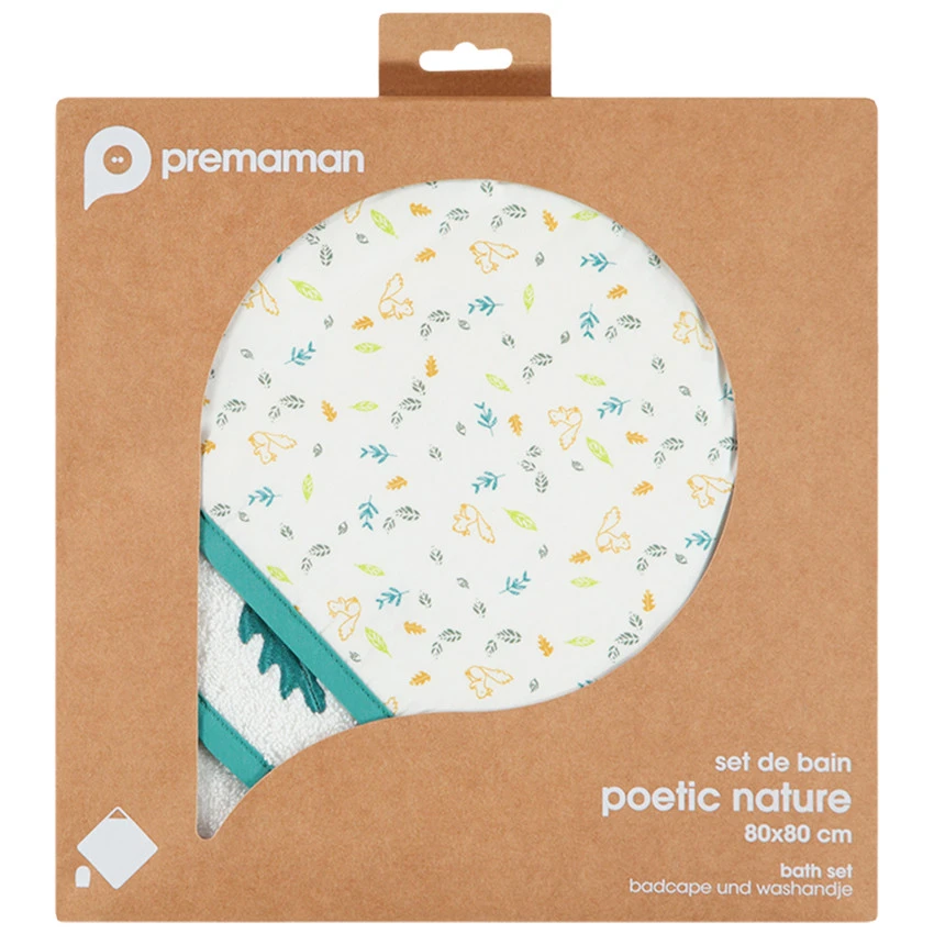 Cape De Bain Et Gant De Toilette Poetic Nature 5 Cape De Bain Et Gant De Toilette Poetic Nature – Image 3