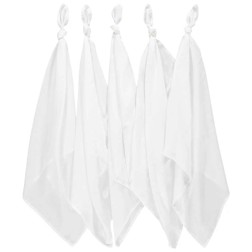 Lot De 5 Langes Unis Blancs 3 Lot De 5 Langes Unis Blancs