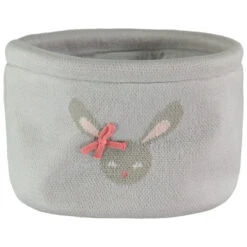 Panier De Rangement En Tricot Motif Lapin