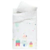 Parure De Lit Avec Housse De Couette Et Taie D'oreiller Happy Days -Maman et Bé Soldes PCHTEW ECR 1 X