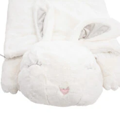 Couverture Fantaisie Avec Tête De Lapin En Sherpa -Maman et Bé Soldes PCHU0L BLA 3 X