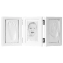 Cadre Photo Avec 2 Empreintes - Prémaman