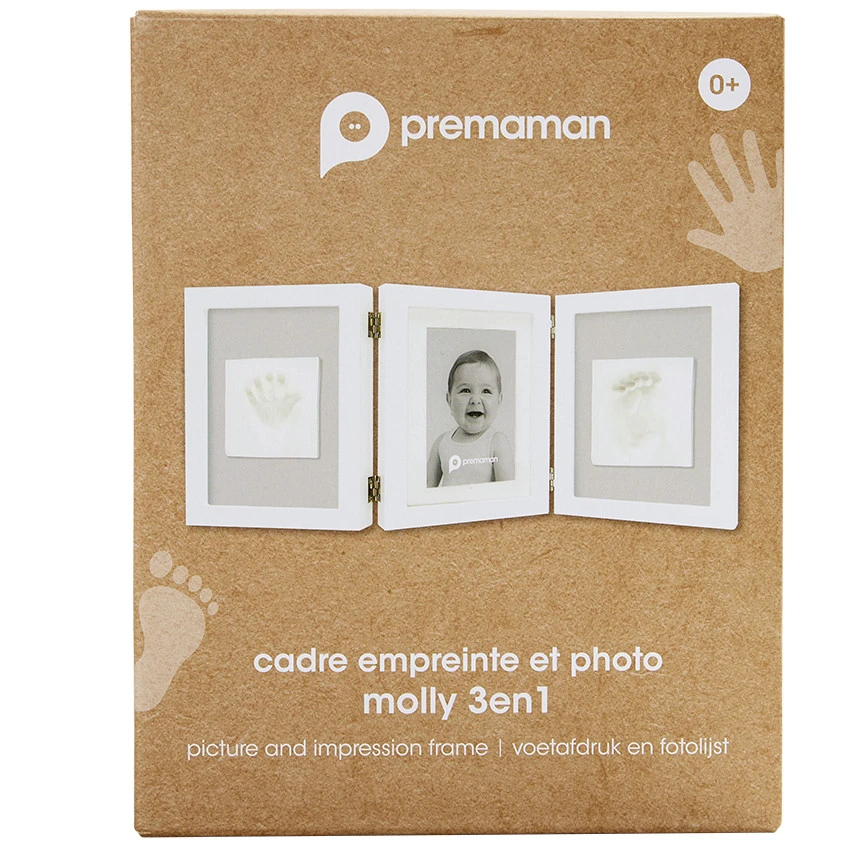Cadre Photo Avec 2 Empreintes - Prémaman 4 Cadre Photo Avec 2 Empreintes - Prémaman – Image 2