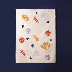 Tapis De Chambre Tufté Imprimé Planètes -Maman et Bé Soldes PCHWF9 NoColor 10 X