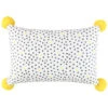Coussin Décoratif Rayé à Pompons Fluos -Maman et Bé Soldes PCHX0W TRA 1 X