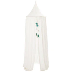 Ciel De Lit En Gaze De Coton - Écru