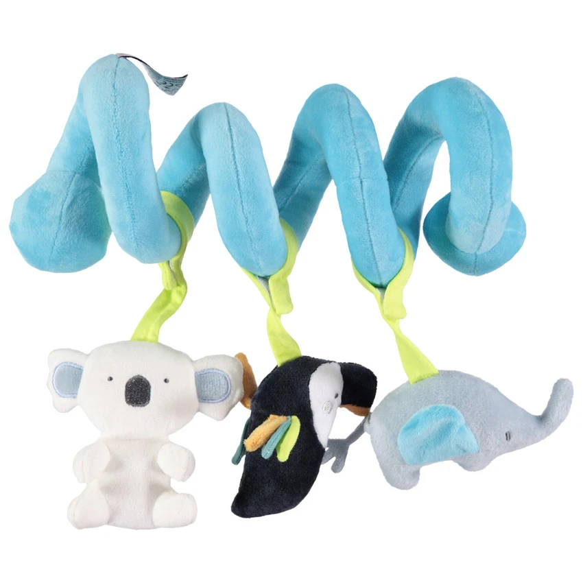 Spirale D'activités En Velours - Crazy Jungle 3 Spirale D'activités En Velours - Crazy Jungle