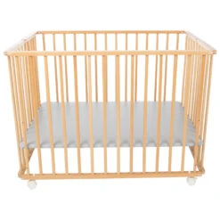 Parc Pliant En Bois Pocket - Vernis -Maman et Bé Soldes PEVFQA NoColor 3 X