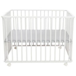 Parc Pliable En Bois Pocket - Blanc -Maman et Bé Soldes PEVFQB NoColor 4 X