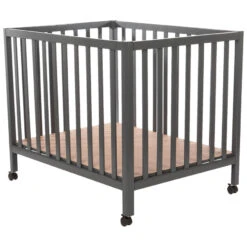 Parc En Bois Tommy - Anthracite -Maman et Bé Soldes PEVFV1 NoColor 5 X