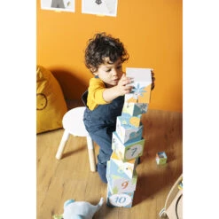 Jouet 1er âge Cubes à Empiler Crazy Jungle -Maman et Bé Soldes PJPQQZ NoColor 10 X