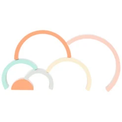 Jouet 1er âge Arc-en-ciel à Empiler Crazy Colors -Maman et Bé Soldes PJPQR9 NoColor 4 X