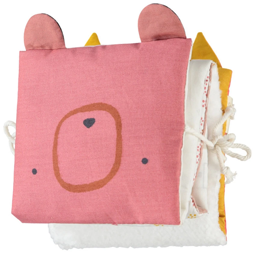 Livre Dépliable En Tissu 1er âge Ethnic Animals 3 Livre Dépliable En Tissu 1er âge Ethnic Animals