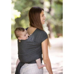 Écharpe De Portage Lia Certifié Oeko-Tex - Gris -Maman et Bé Soldes PPS0QL NoColor 3 X