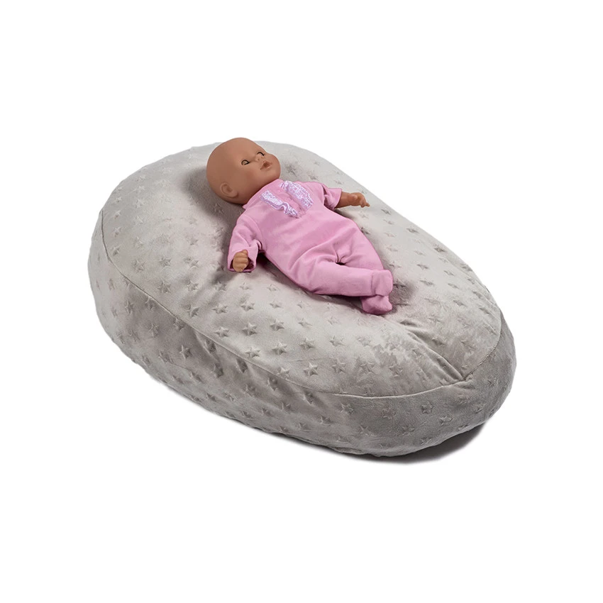 Housse De Coussin D'allaitement Ronde En Polaire - Etoiles 4 Housse De Coussin D'allaitement Ronde En Polaire - Etoiles – Image 2