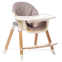 Chaise Haute 2-en-1 Vaniya - Beige -Maman et Bé Soldes PREXIO NoColor 5 X