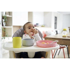 Set Repas En Silicone Origami 3pcs - Rose -Maman et Bé Soldes PRF0FH NoColor 11 X