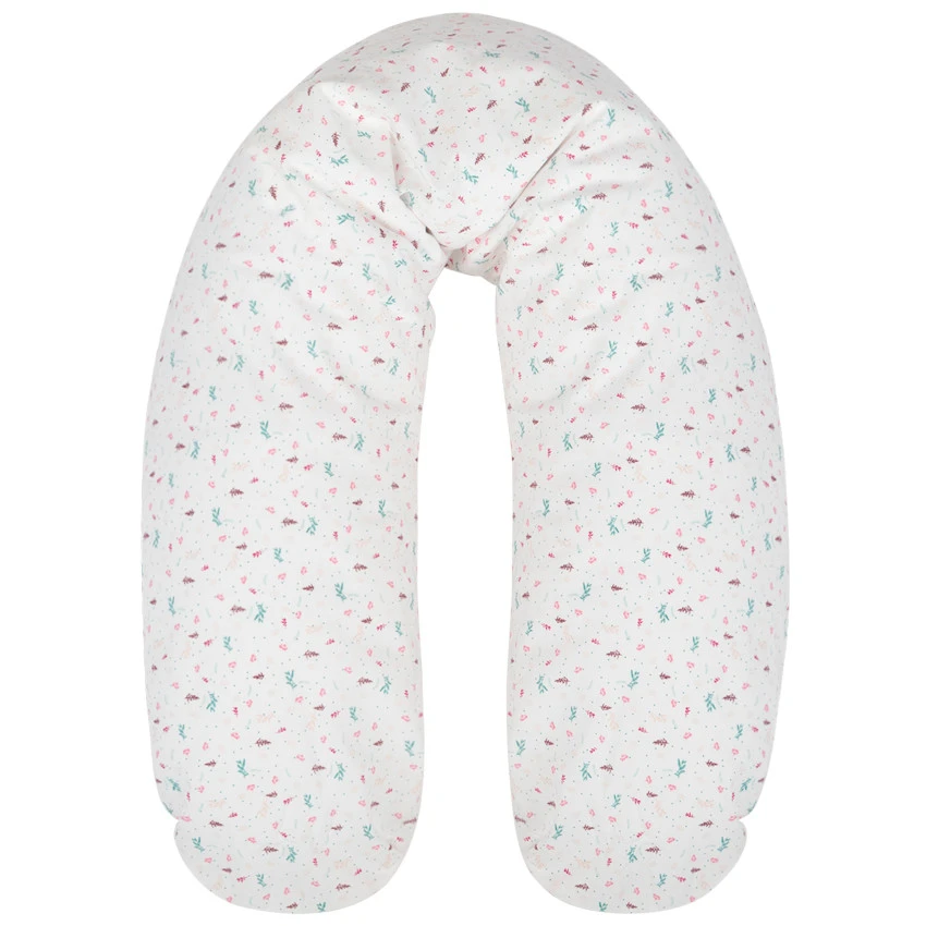 Housse Coussin D'allaitement 160cm En Popeline Poetic Nature 4 Housse Coussin D'allaitement 160cm En Popeline Poetic Nature – Image 2