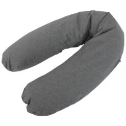 Housse Coussin D'allaitement 160cm - Gris Chiné