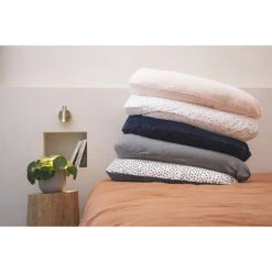 Housse Coussin D'allaitement 160cm - Gris Chiné -Maman et Bé Soldes PRF20Q NoColor 5 X