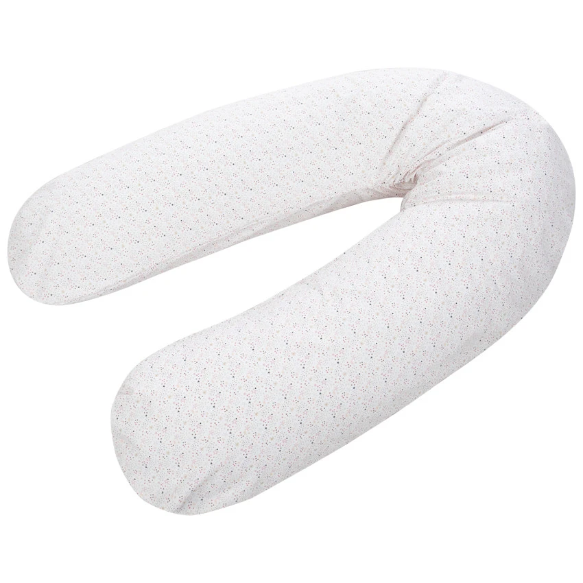 Housse Coussin D'allaitement 190cm - Étoiles Roses 5 Housse Coussin D'allaitement 190cm - Étoiles Roses – Image 3